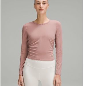 Lululemon All It Takes Lulu Long Sleeve Shirt 2 Twilight Rose